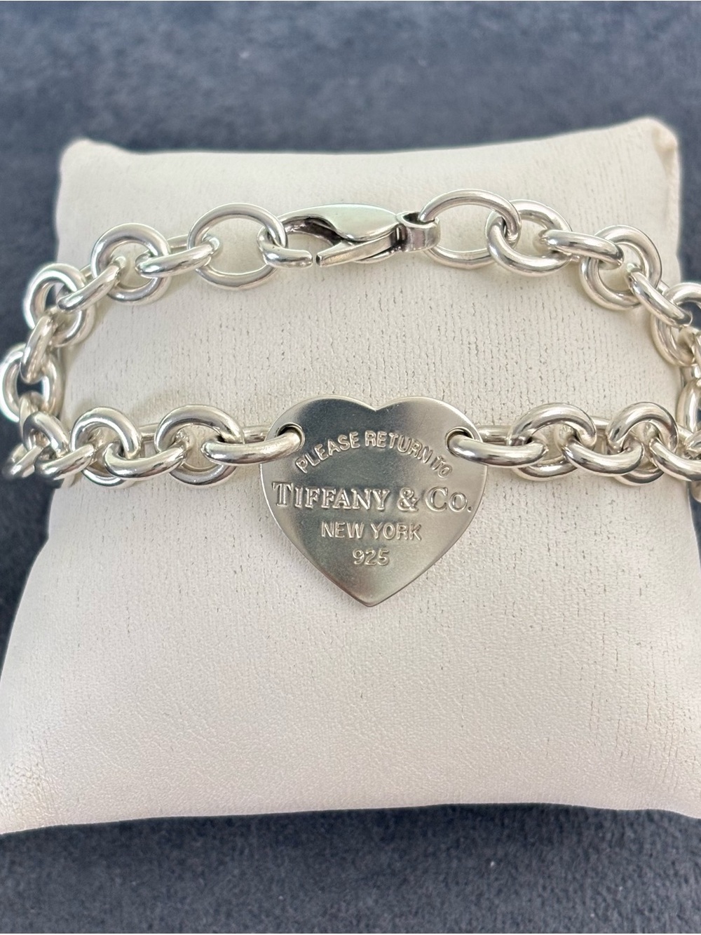 Tiffany & Co. Return to Tiffany Heart Tag Bracelet 6.5-7"
